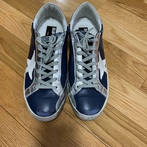 Golden Goose Superstar Men’s Navy Sneakers